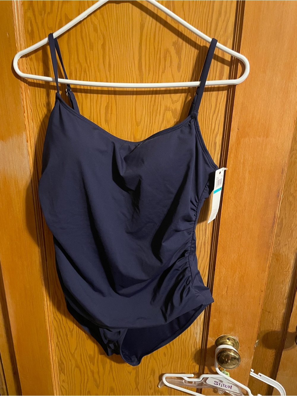 Navy women’s One-Piece Swimsuit - Classic Solid